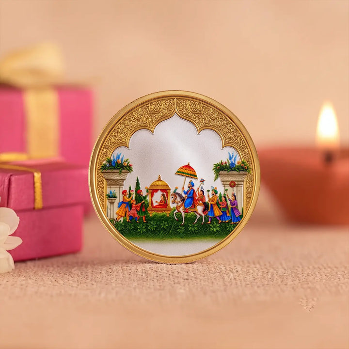 Royal Procession Fine Silver Coin  - Made With Pure 925 Silver