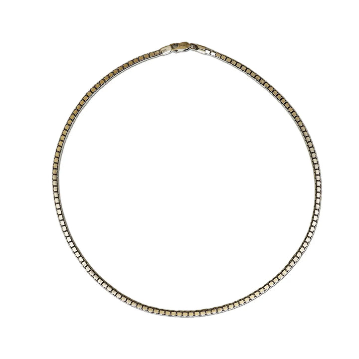 Pure Silver Box Chain for Men- Made With Pure 925 Silver