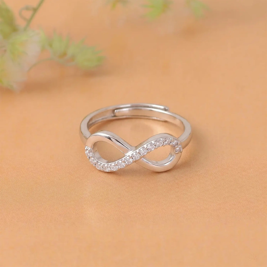 Infinity Spark Silver Ring  - Made With Pure 925 Silver