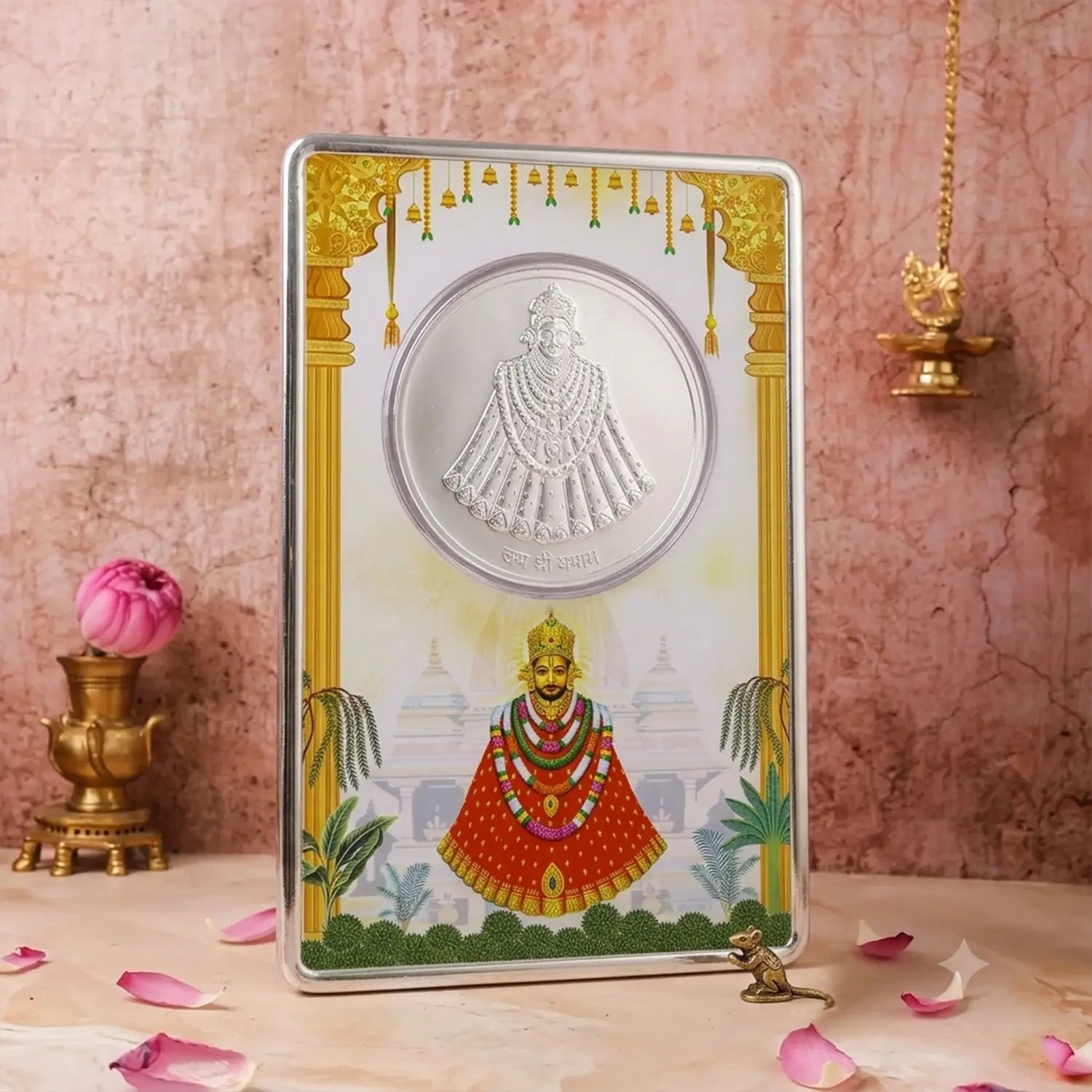 999 Pure Silver Khatu Shyam Ji Coin - Made With Pure 925 Silver