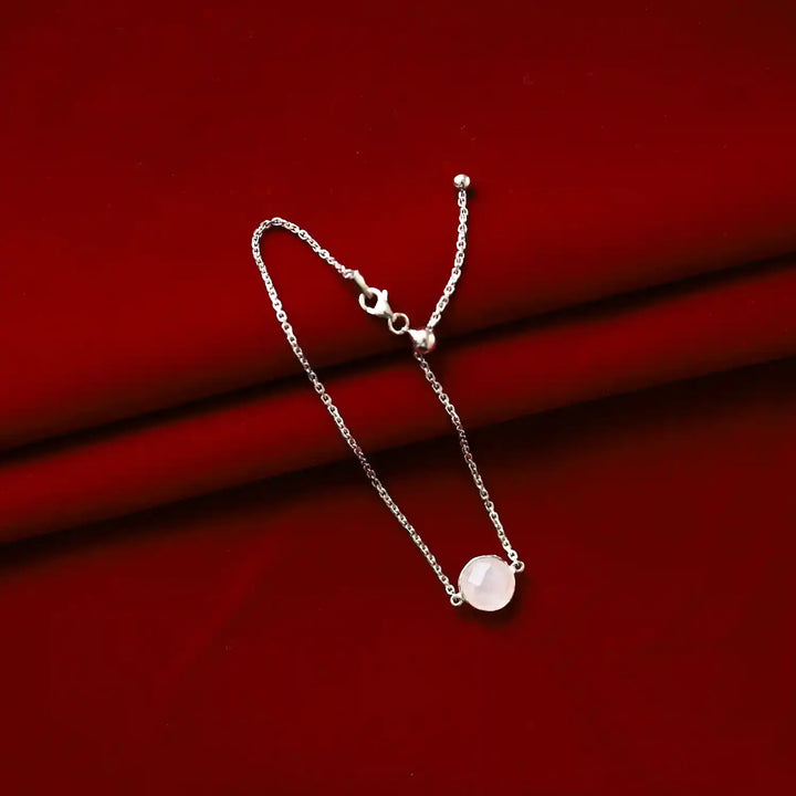 Mother of Pearl Pure Silver Bracelet- Made With Pure 925 Silver