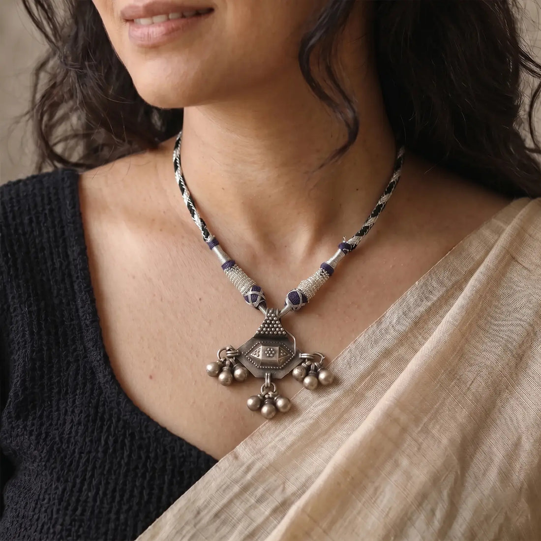 Royal Princess Antique Pendant - Made With Pure 925 Silver