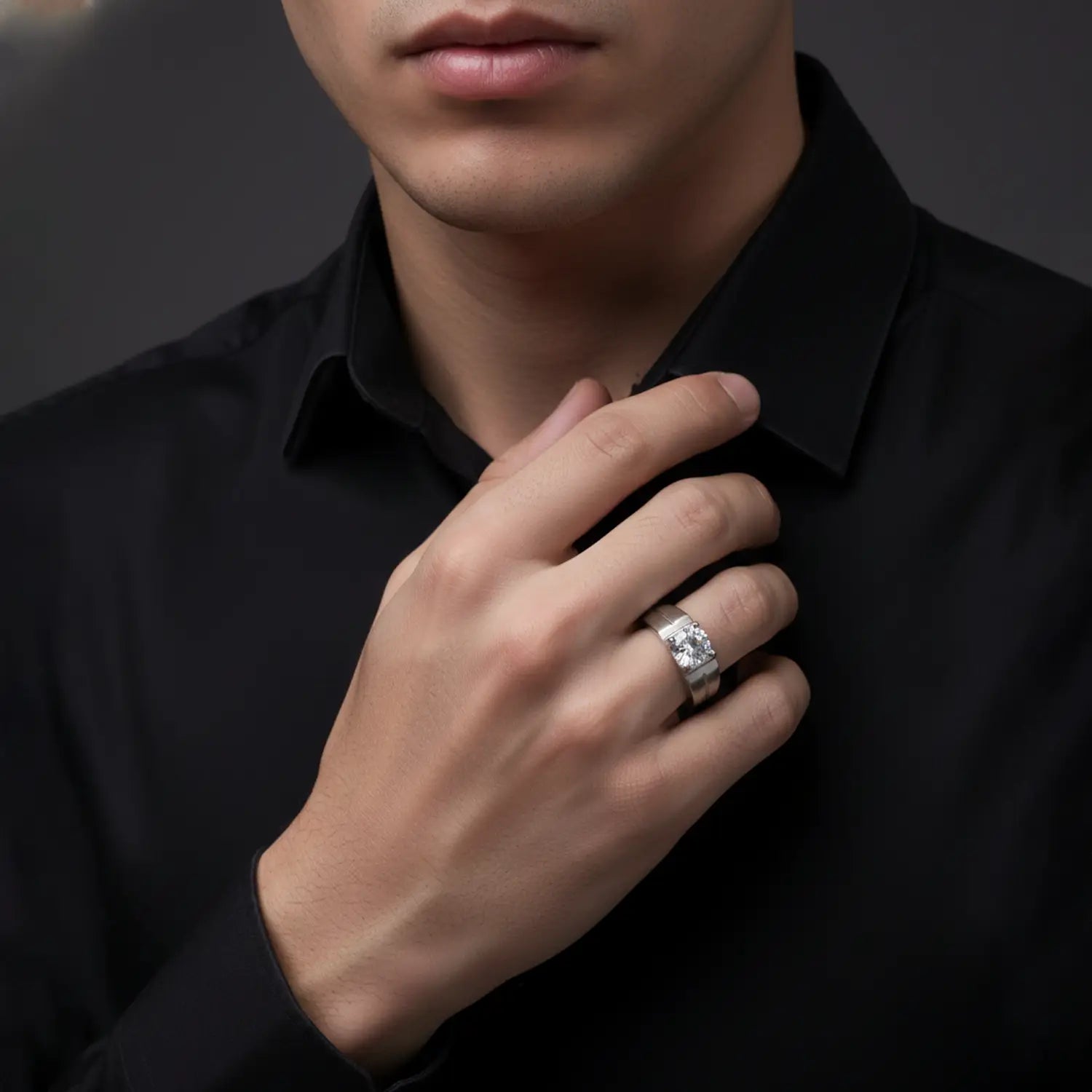 Classic Pure Silver Solitaire Ring - Made With Pure 925 Silver