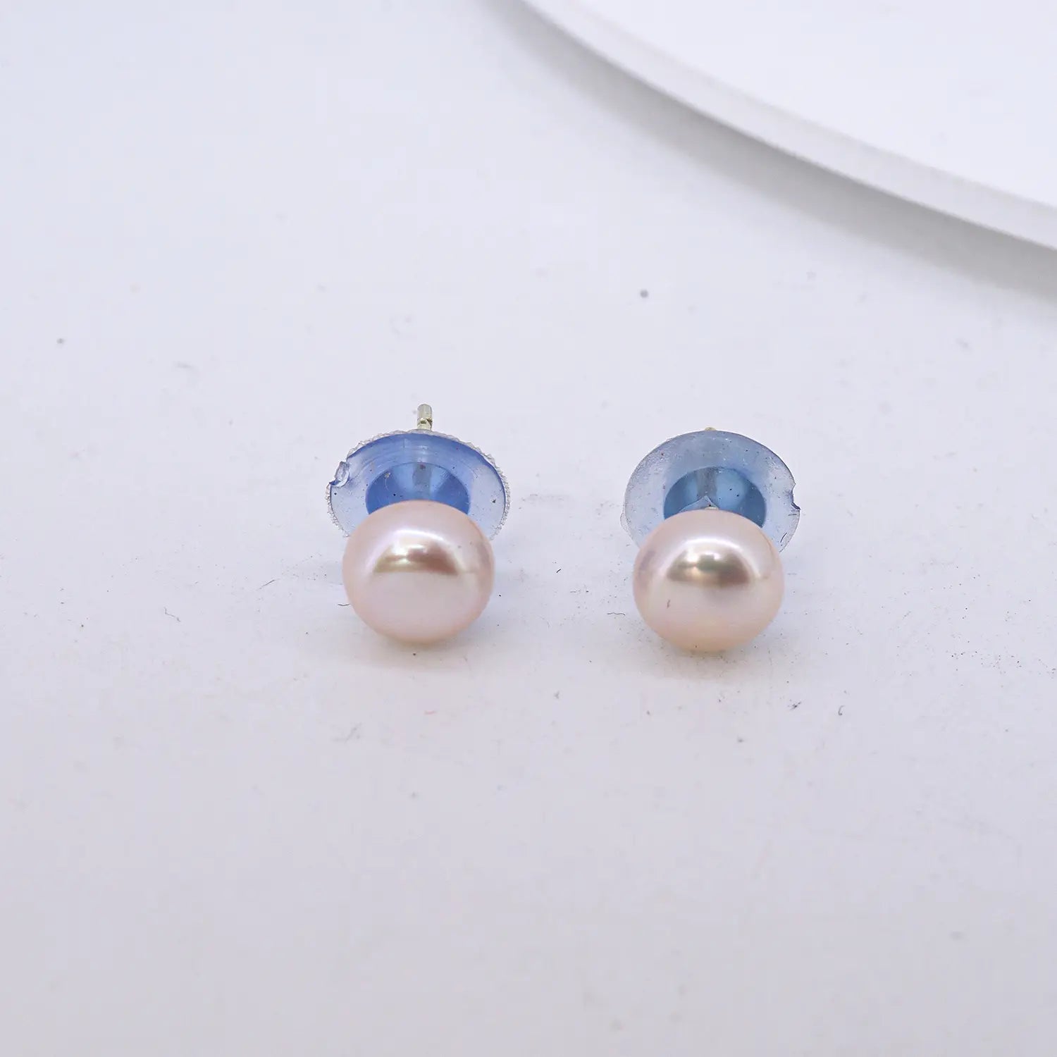Midnight Pearl Sterling Silver Stud Earrings - Made With Pure 925 Silver