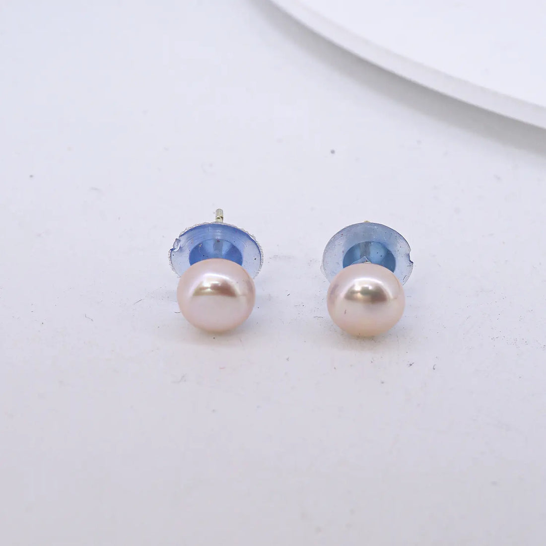 Midnight Pearl Sterling Silver Stud Earrings - Made With Pure 925 Silver