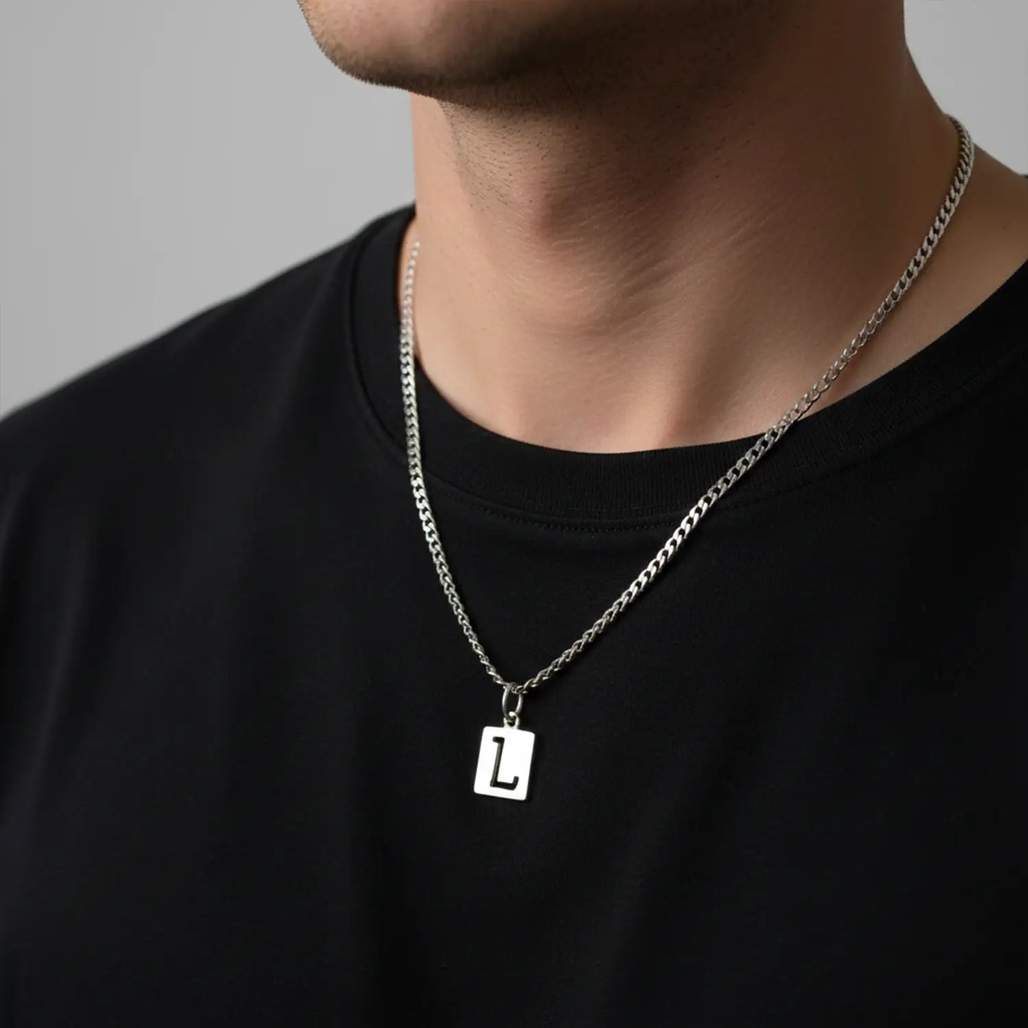 Pure Silver  Lalphabet Pendant - Made With Pure 925 Silver