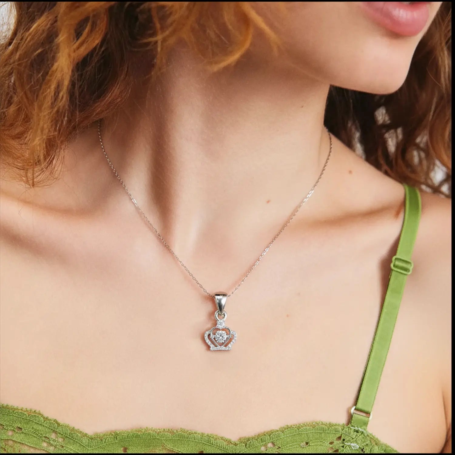 Pure Silver Crown Pendant  - Made With 925 Pure Silver