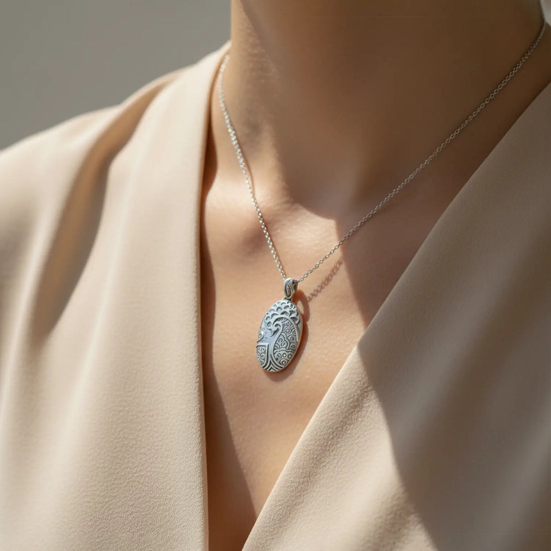 Artistic Pure Silver Peacock Pendant- Made With Pure 925 Silver