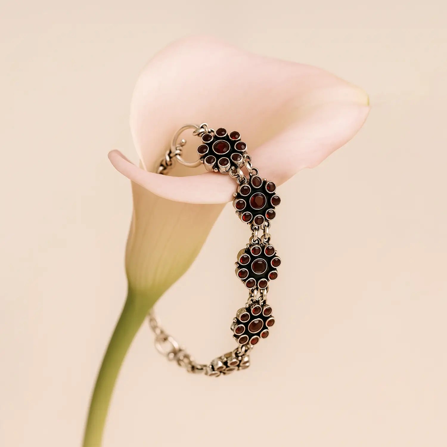 Pure Silver Pearl Bracelet – Bold Beauty - Made With Pure 925 Silver