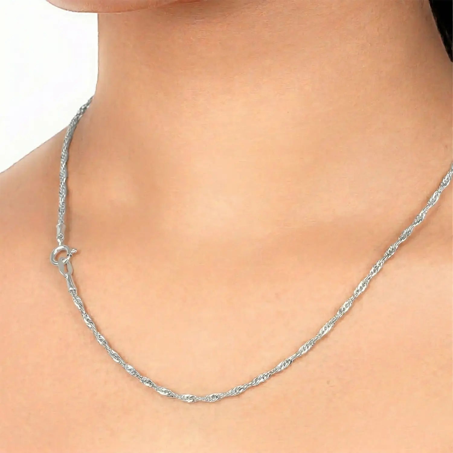 Royal Twist Silver Chain - Made With Pure 925 Silver