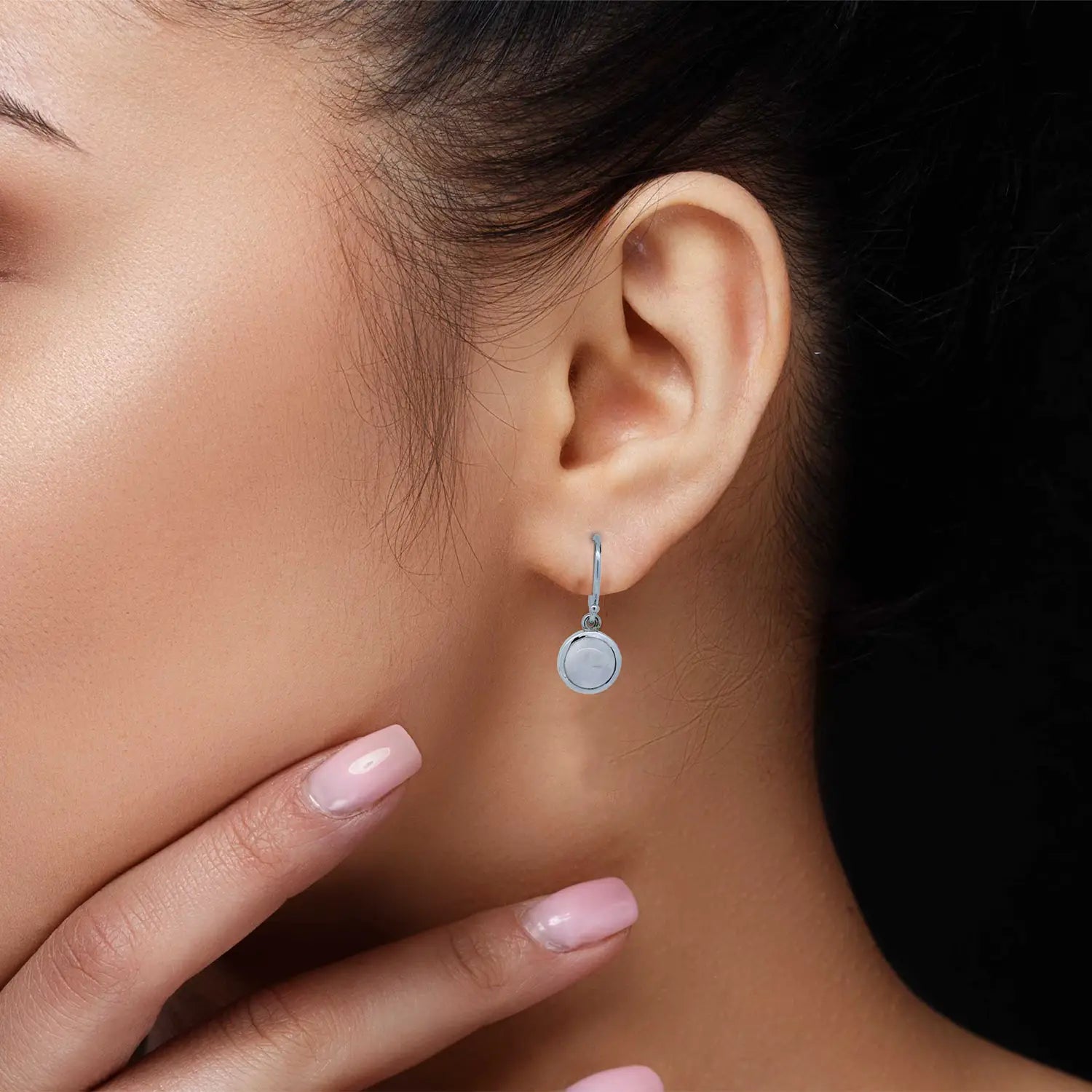 Silver Floral Statement Earring- Made With Pure 925 Silver