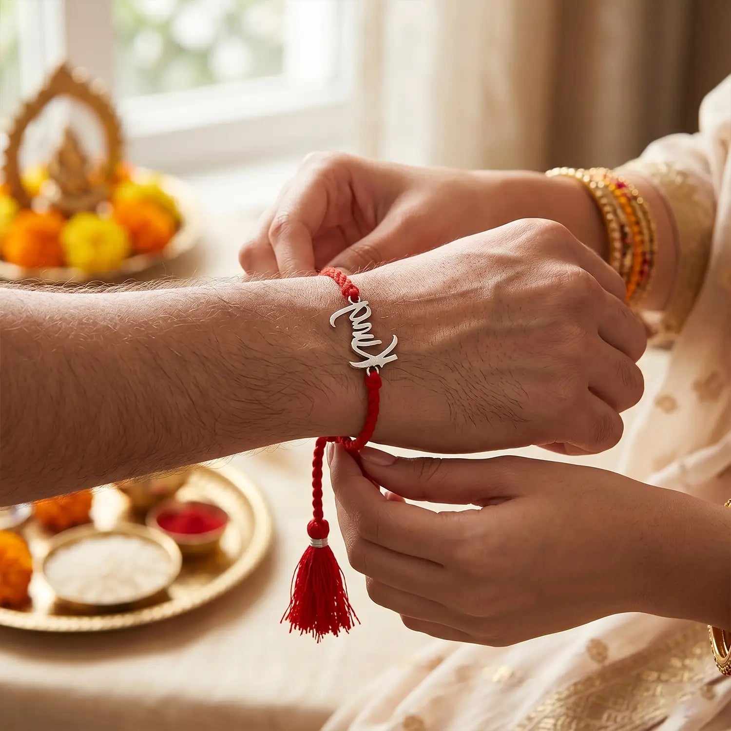Royal King Silver Rakhi - Made With Pure 925 Silver