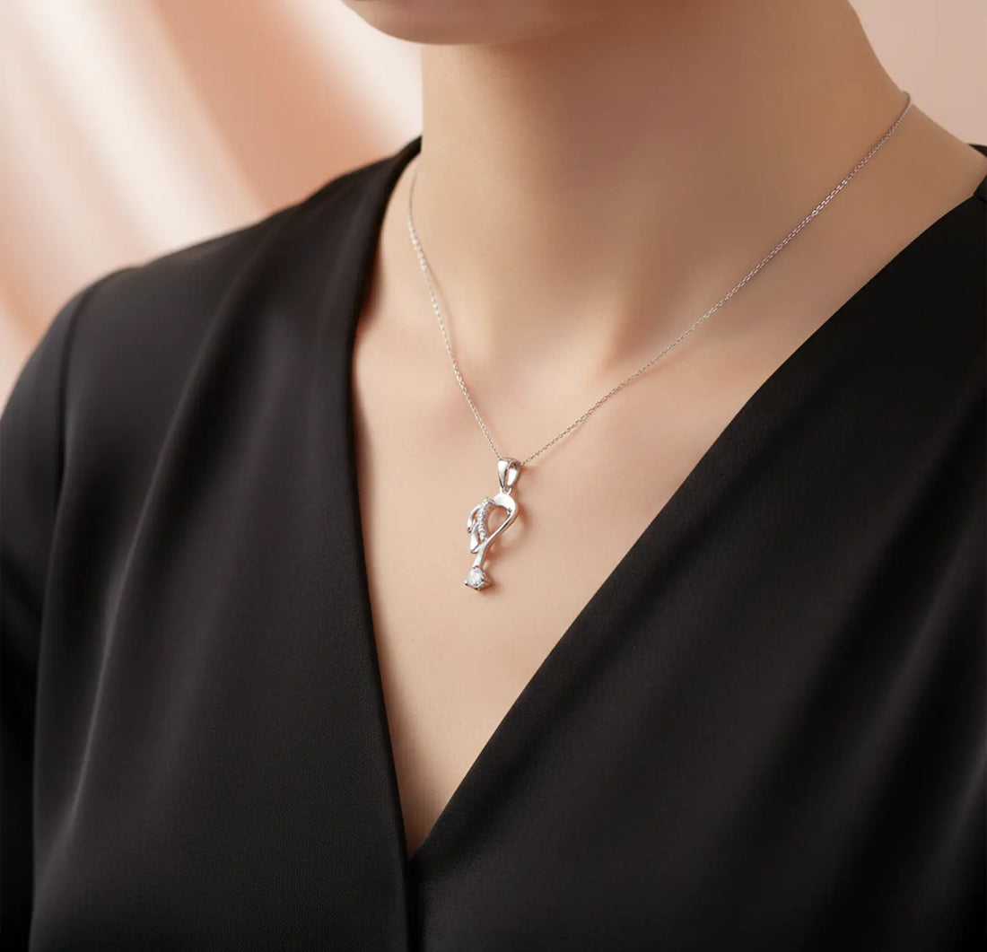 Pure Silver Heart Pendant- Made With Pure 925 Silver