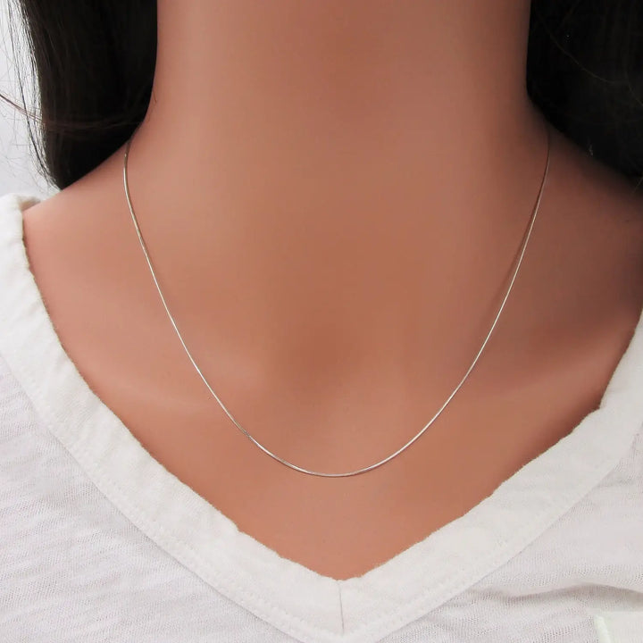 Silken Snake Silver Chain - Made With Pure 925 Silver