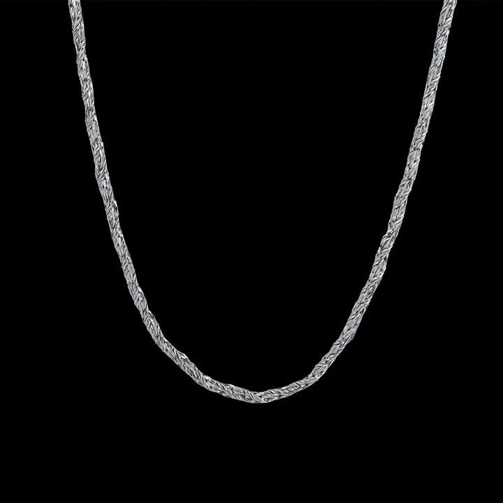 Sterling Silver Rope Chain for Men- Made With Pure 925 Silver
