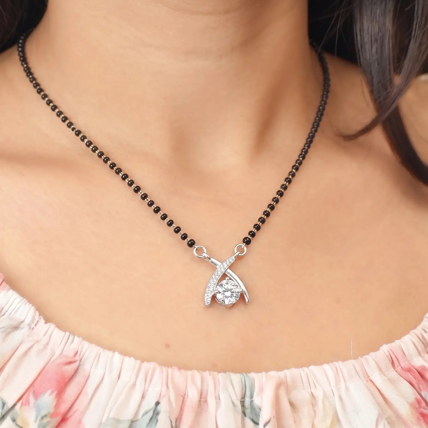 Aarohi Grace Mangalsutra - Made With Pure 925 Silver