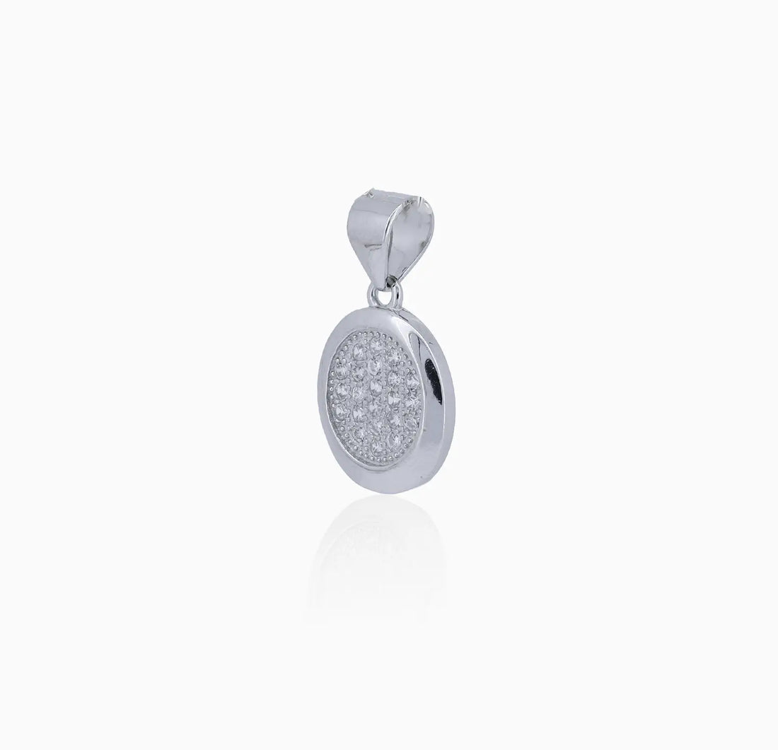 Elegant Silver Pendant & Earrings Set - Made With Pure 925 Silver