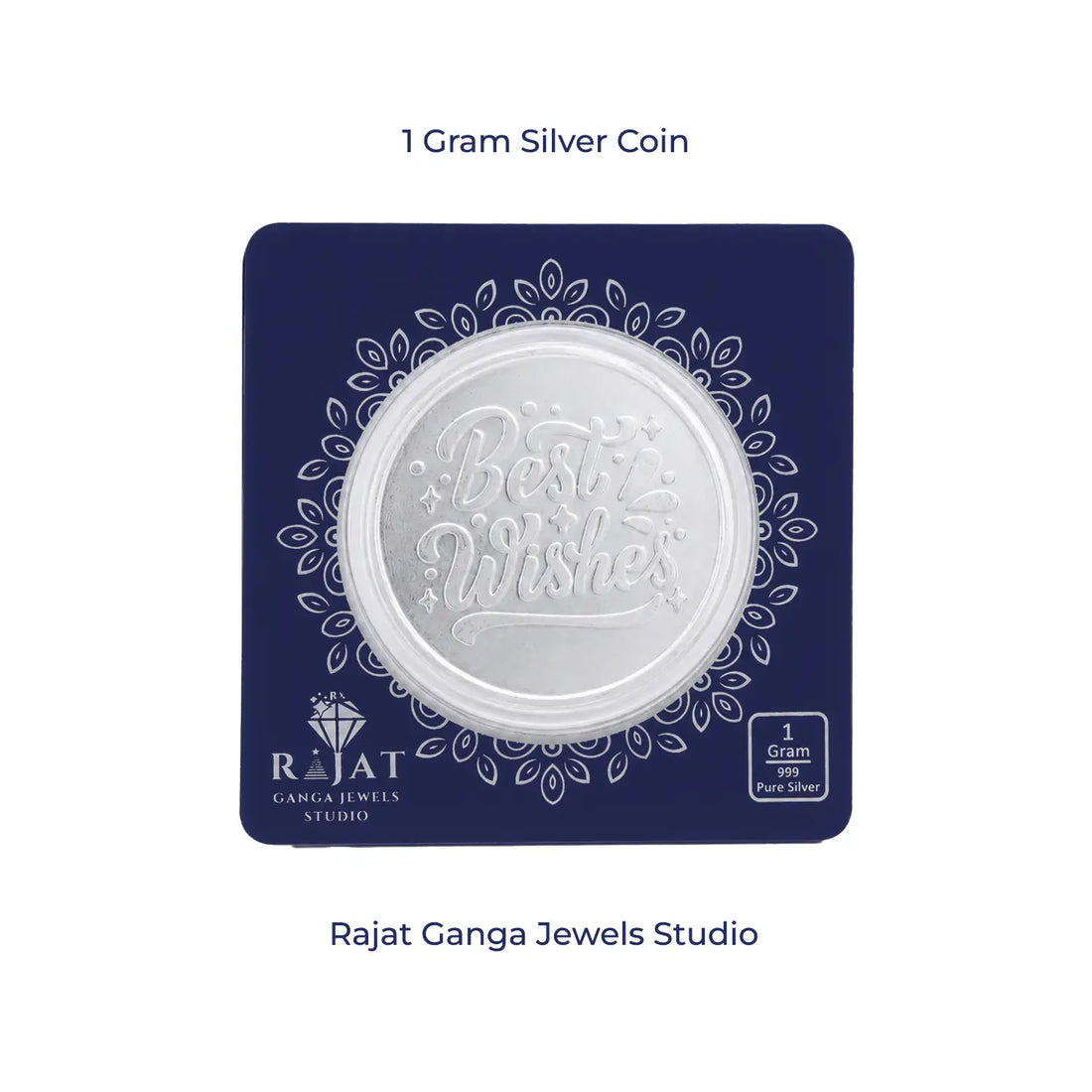 Best Wishes Pure 999 Silver Coin – 1 Gram