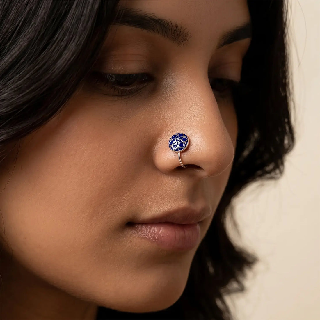 Silver Antique Bloom Nose Pin- Made With Pure 925 Silver