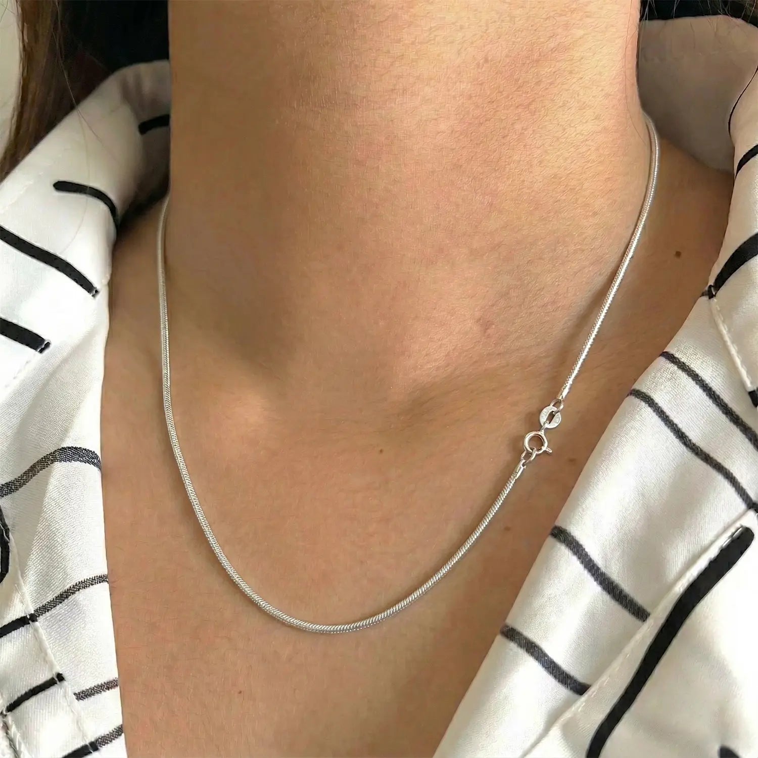 Elegant Sleek Silver Chain - Made With Pure 925 Silver