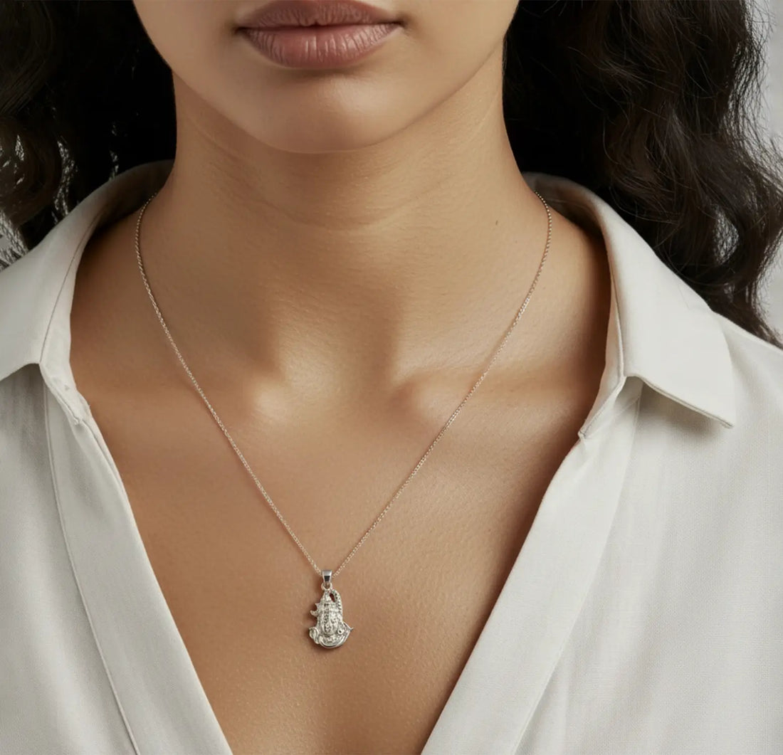 Divine Pure Silver Lord Shiva Pendant- Made With Pure 925 Silver