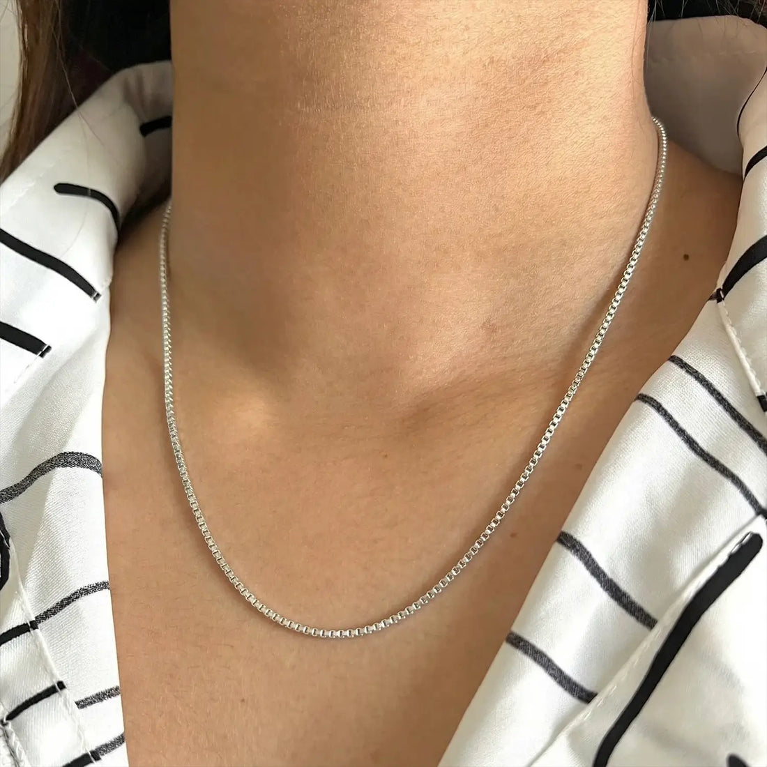 Luxe Box Silver Chain - Made With Pure 925 Silver