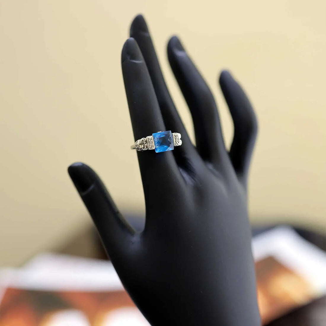 Silver Bengani Color Ring - Made With Pure 925 Silver