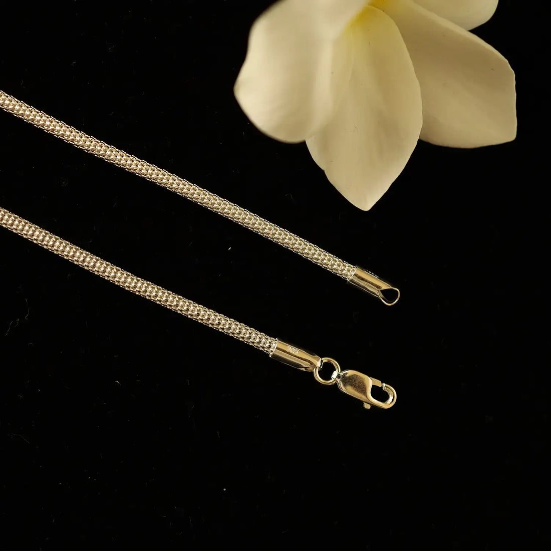 Sterling Silver Sleek Snake Chain for Men- Made With Pure 925 Silver