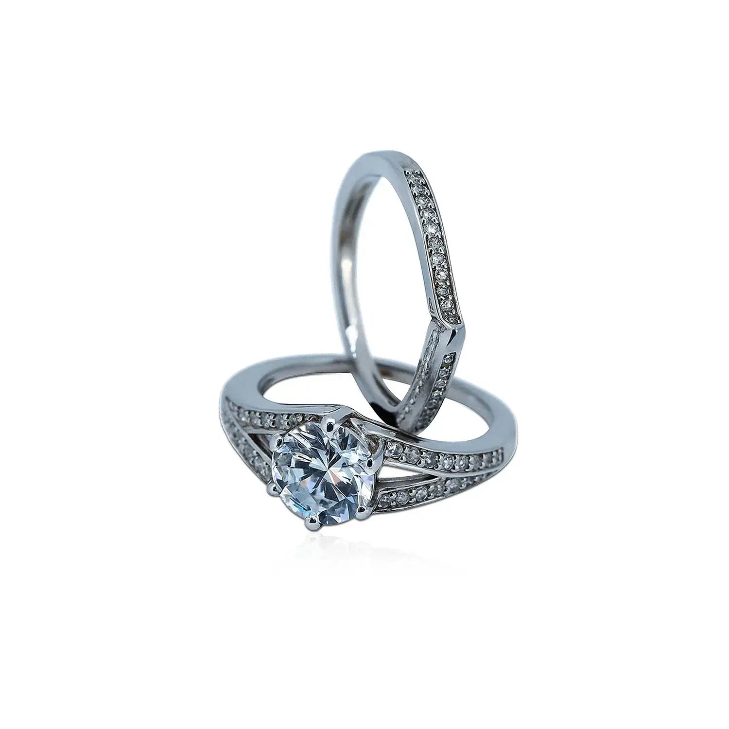 Pure Silver Couple Ring - Made With Pure 925 Silver