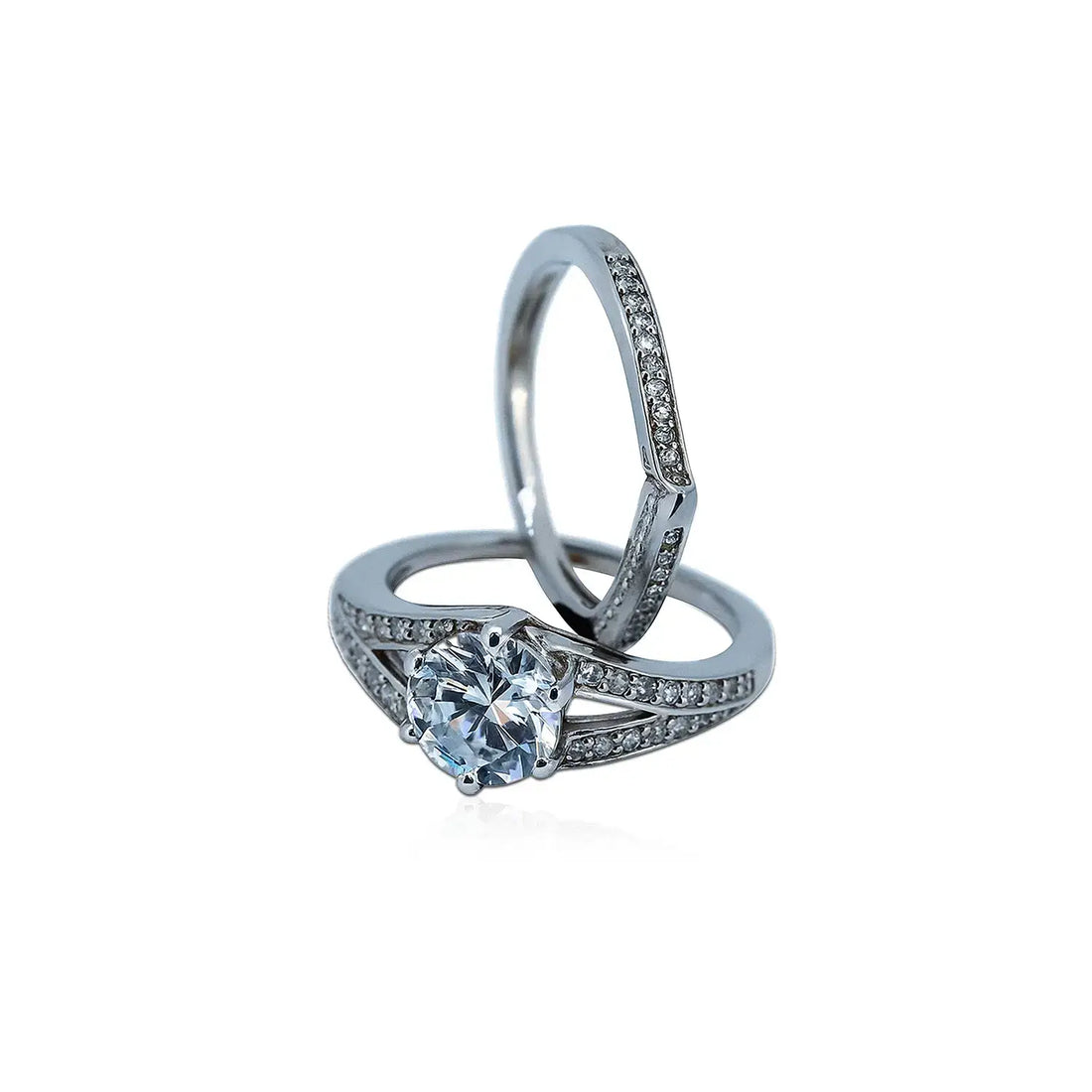 Pure Silver Couple Ring - Made With Pure 925 Silver