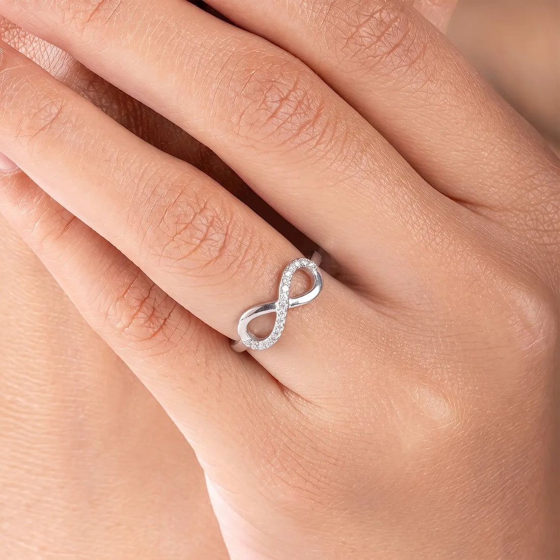 Infinity Spark Silver Ring  - Made With Pure 925 Silver