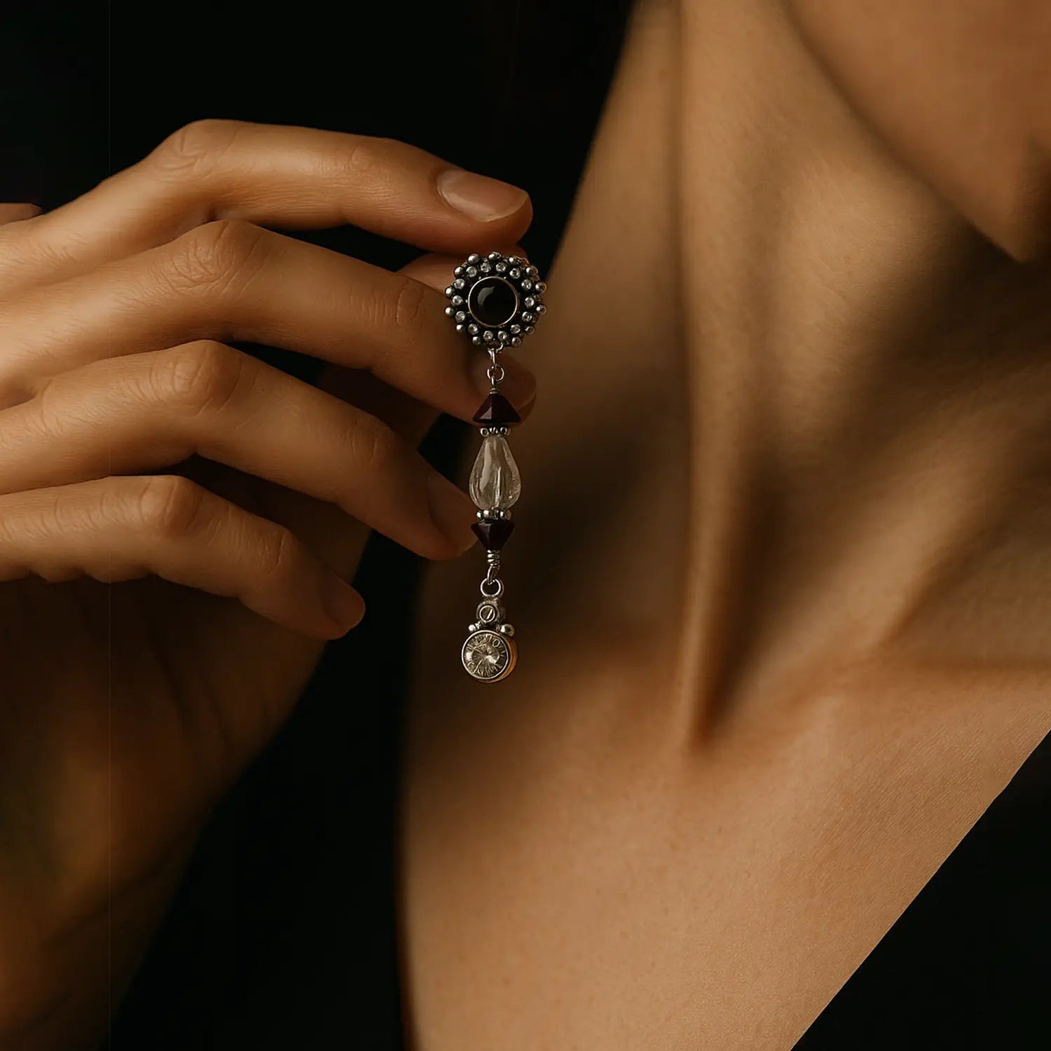 Elegant Pure Silver Drop Earrings - Made With Pure 925 Silver