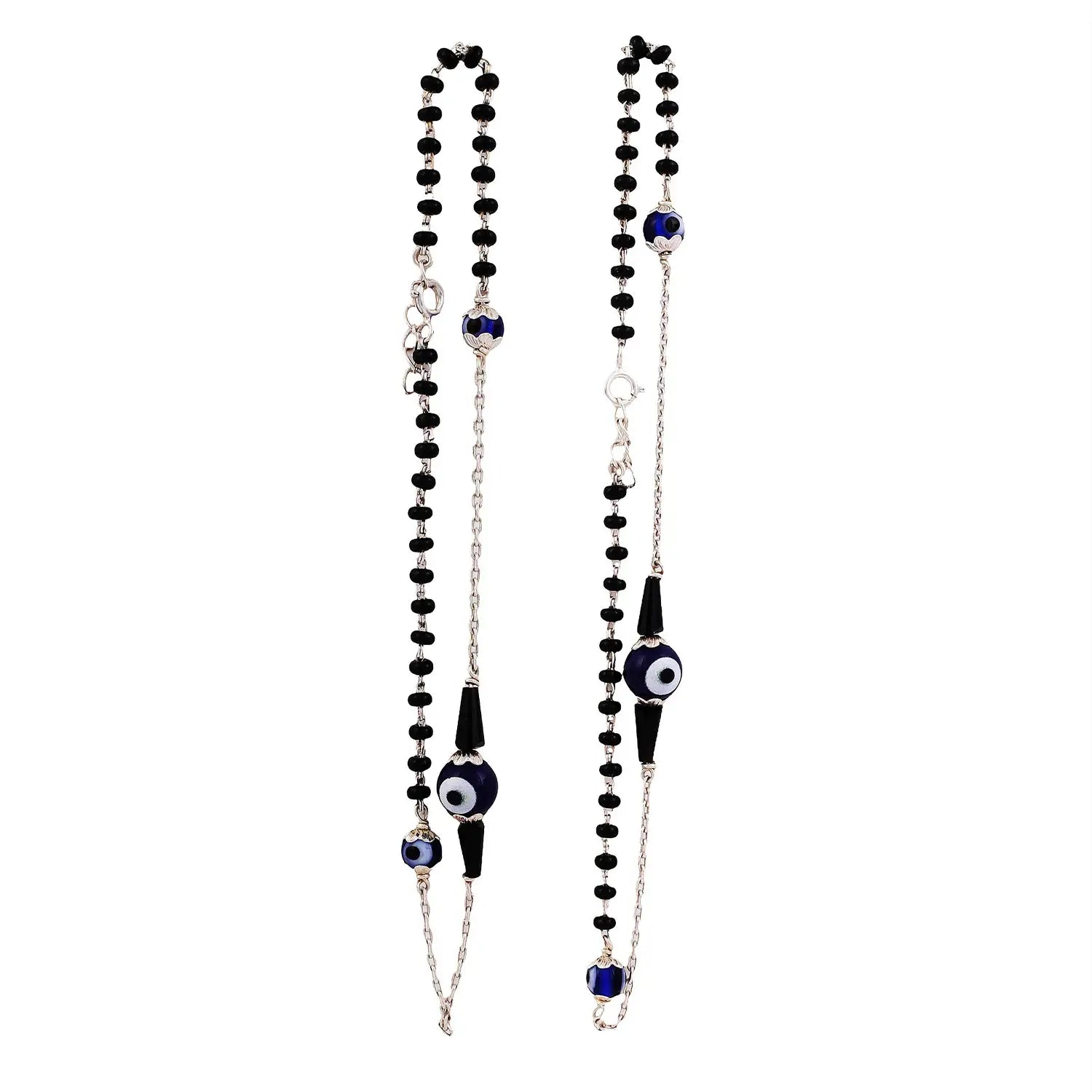 Evil Eye Charm Pure Silver Anklet- Made With Pure 925 Silver