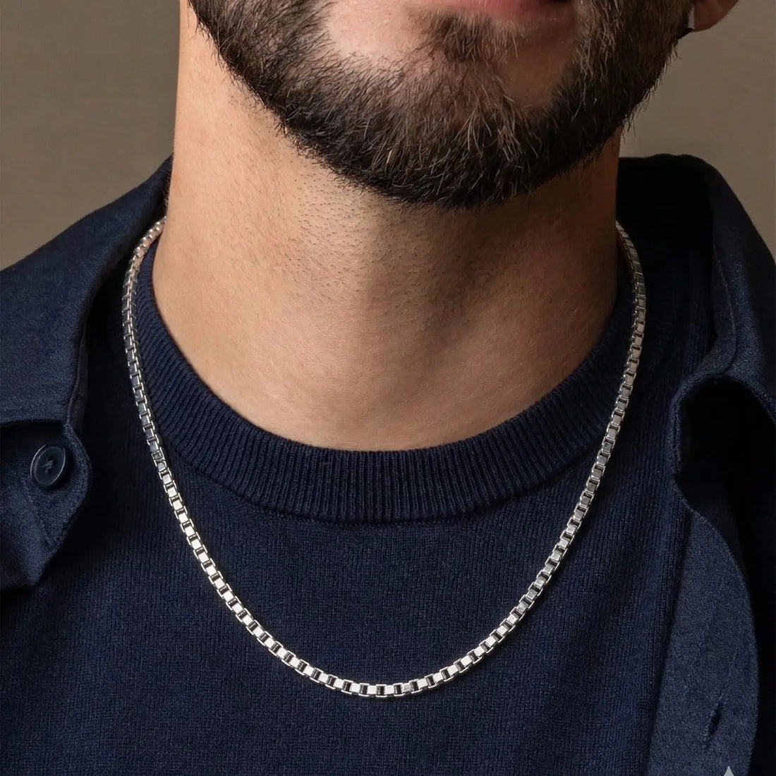 Urban Luxe Silver Box Chain - Made With Pure 925 Silver