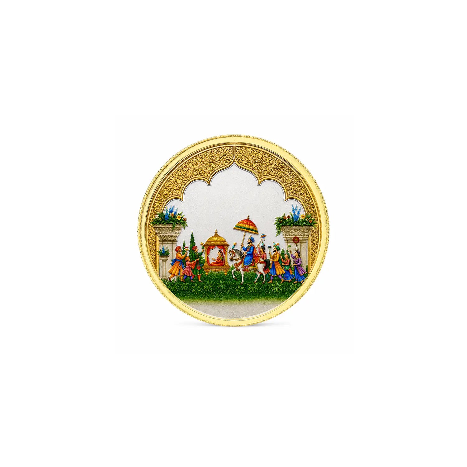 Royal Procession Fine Silver Coin  - Made With Pure 925 Silver