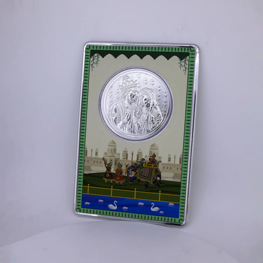 Radha Krishna 999 Pure Silver Coin - Made With Pure 999 Silver