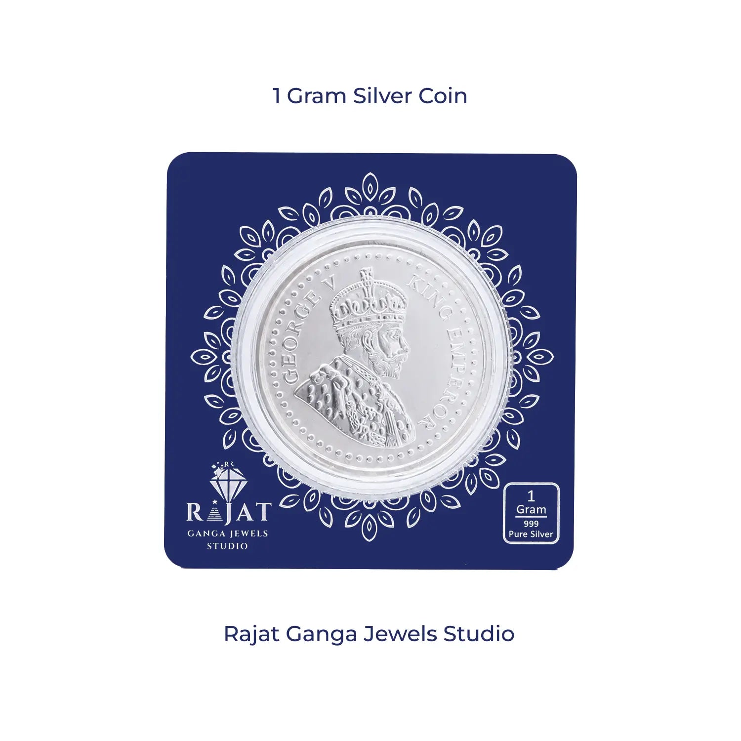 King George V Pure 999 Silver Coin – 1 Gram