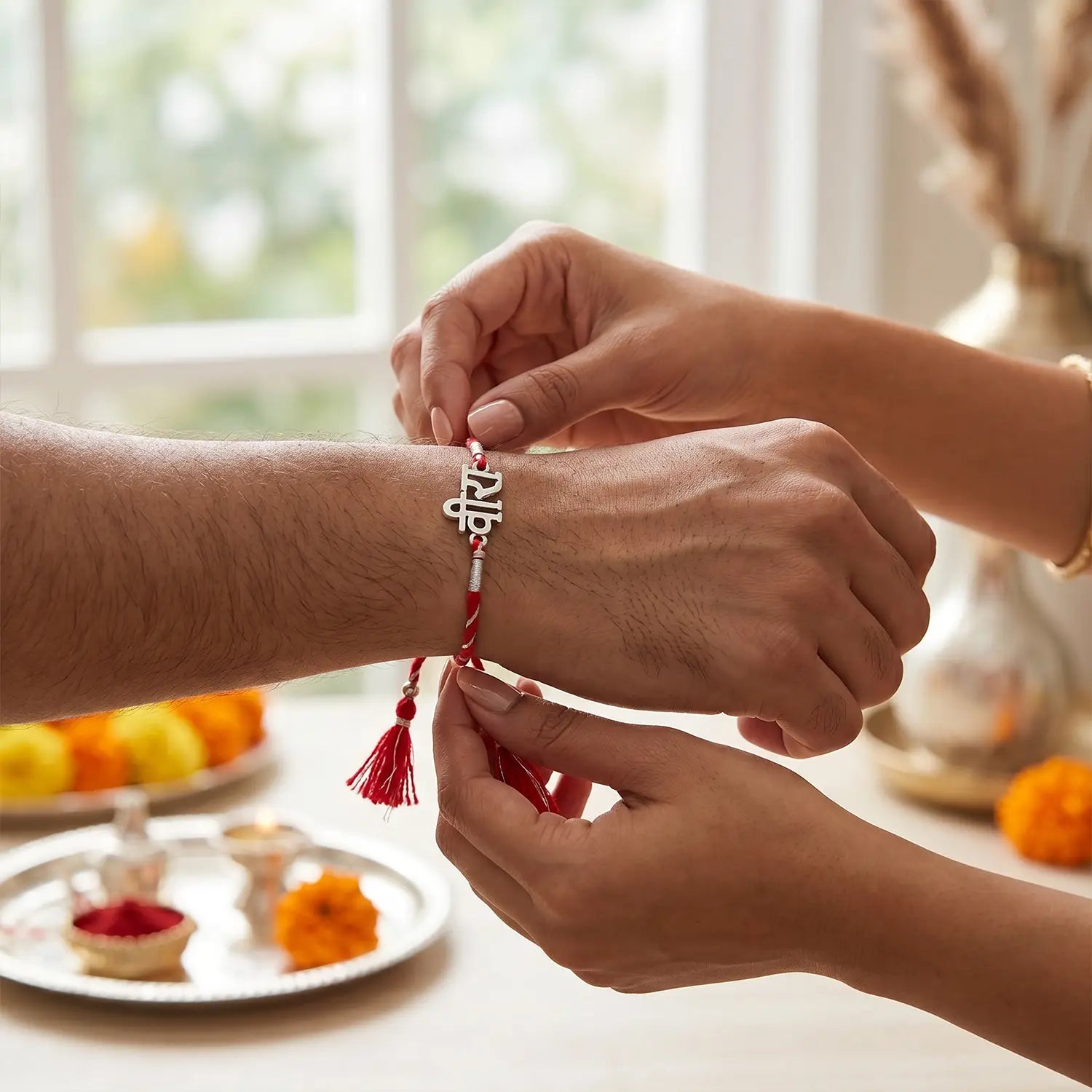 Veera Silver Rakhi - Made With Pure 925 Silver
