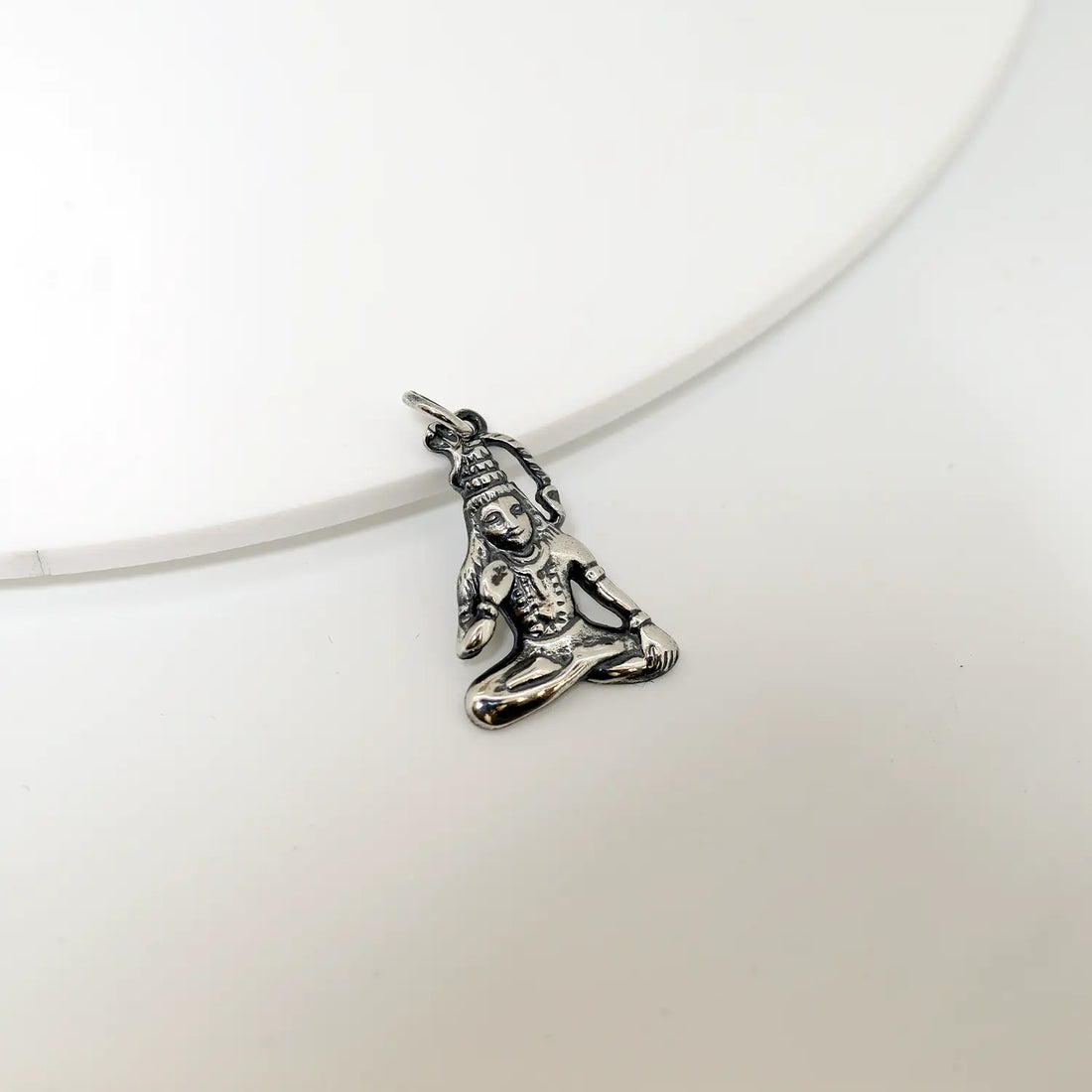 Pure Silver Lord Shiva Pendant- Made With Pure 925 Silver