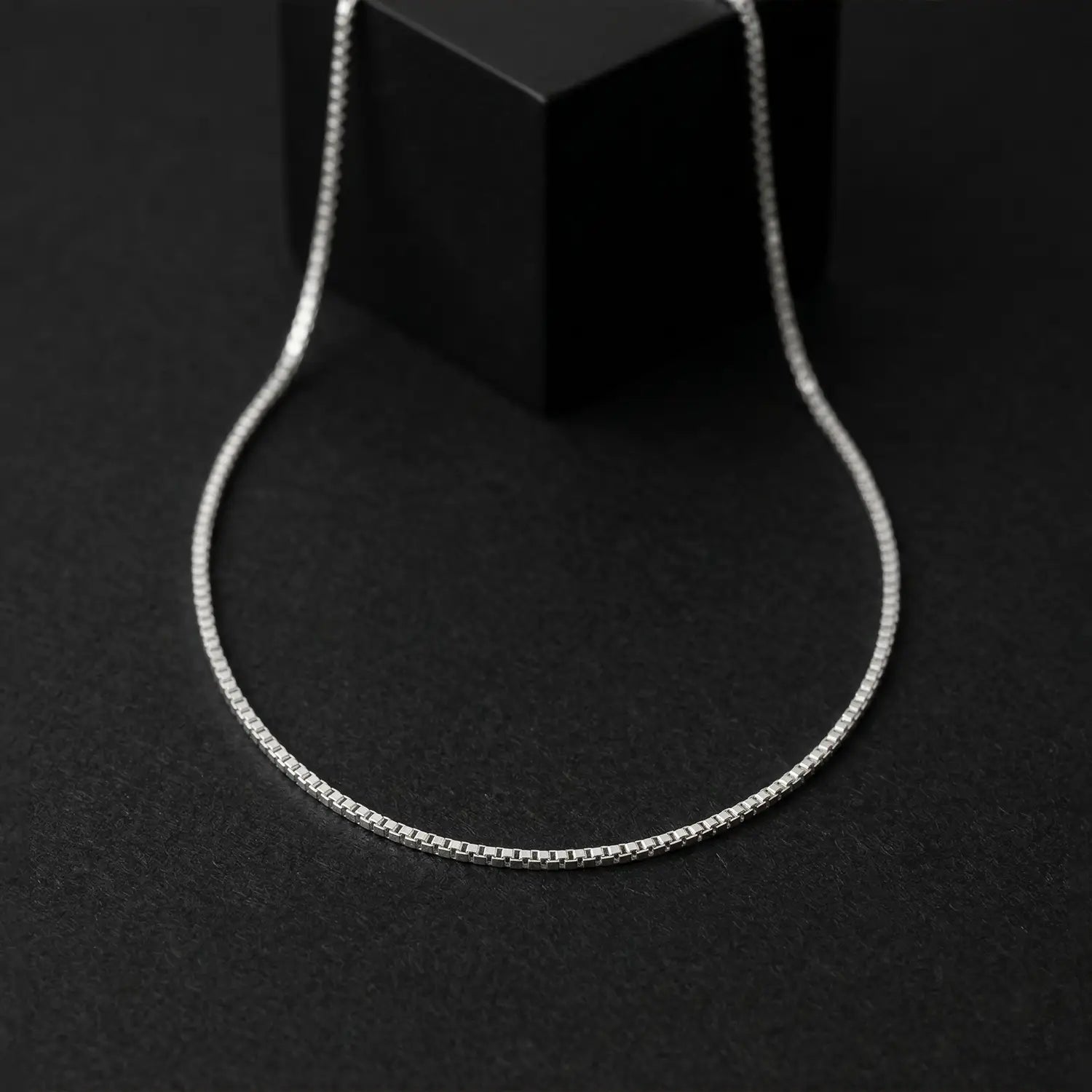 Krishna Pendant & Box Chain Combo - Made With Pure 925 Silver