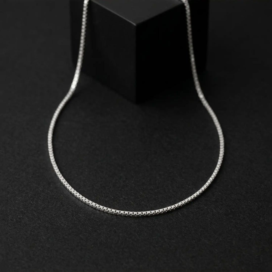 Krishna Pendant & Box Chain Combo - Made With Pure 925 Silver