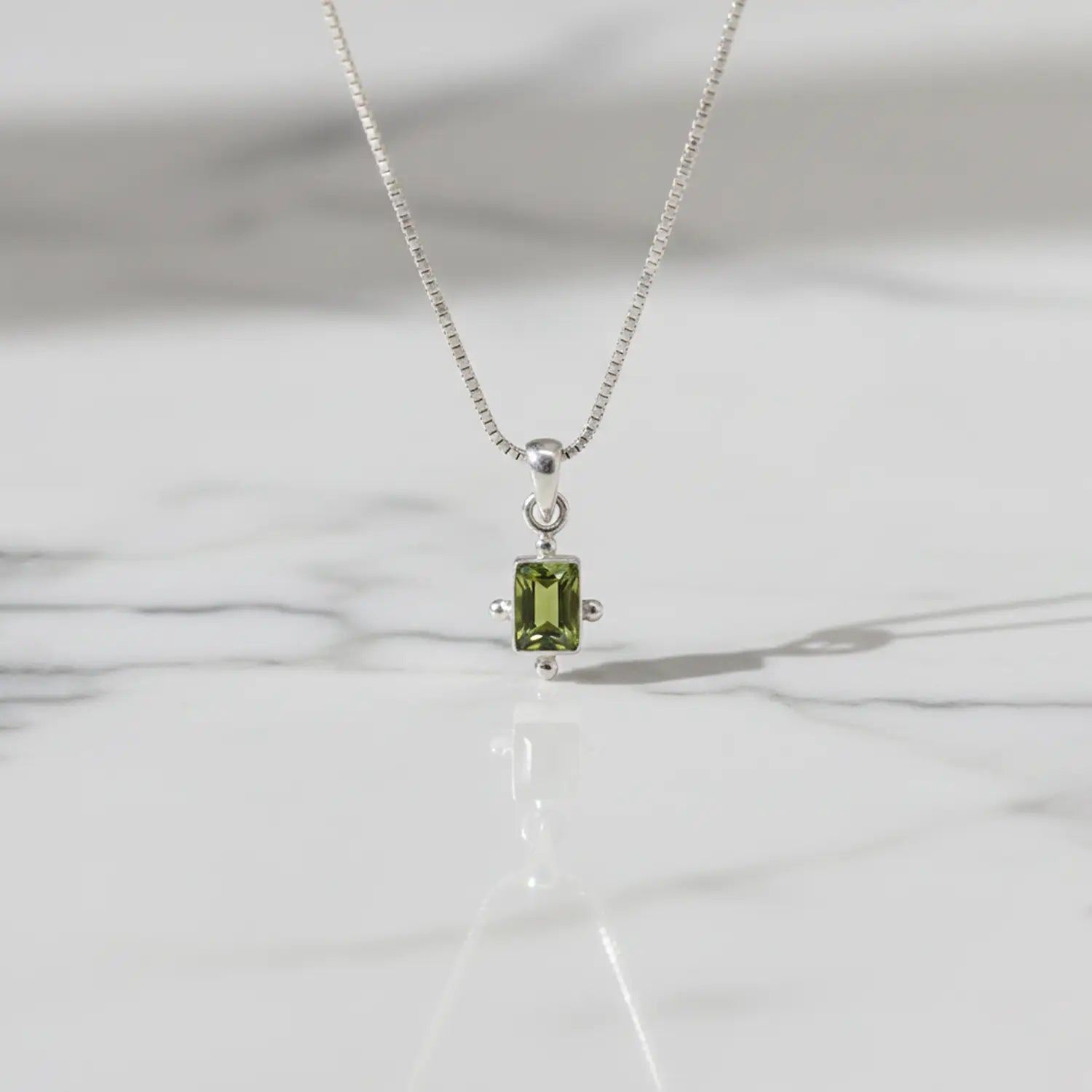 Pure Silver Garnet Charm Pendant- Made With Pure 925 Silver