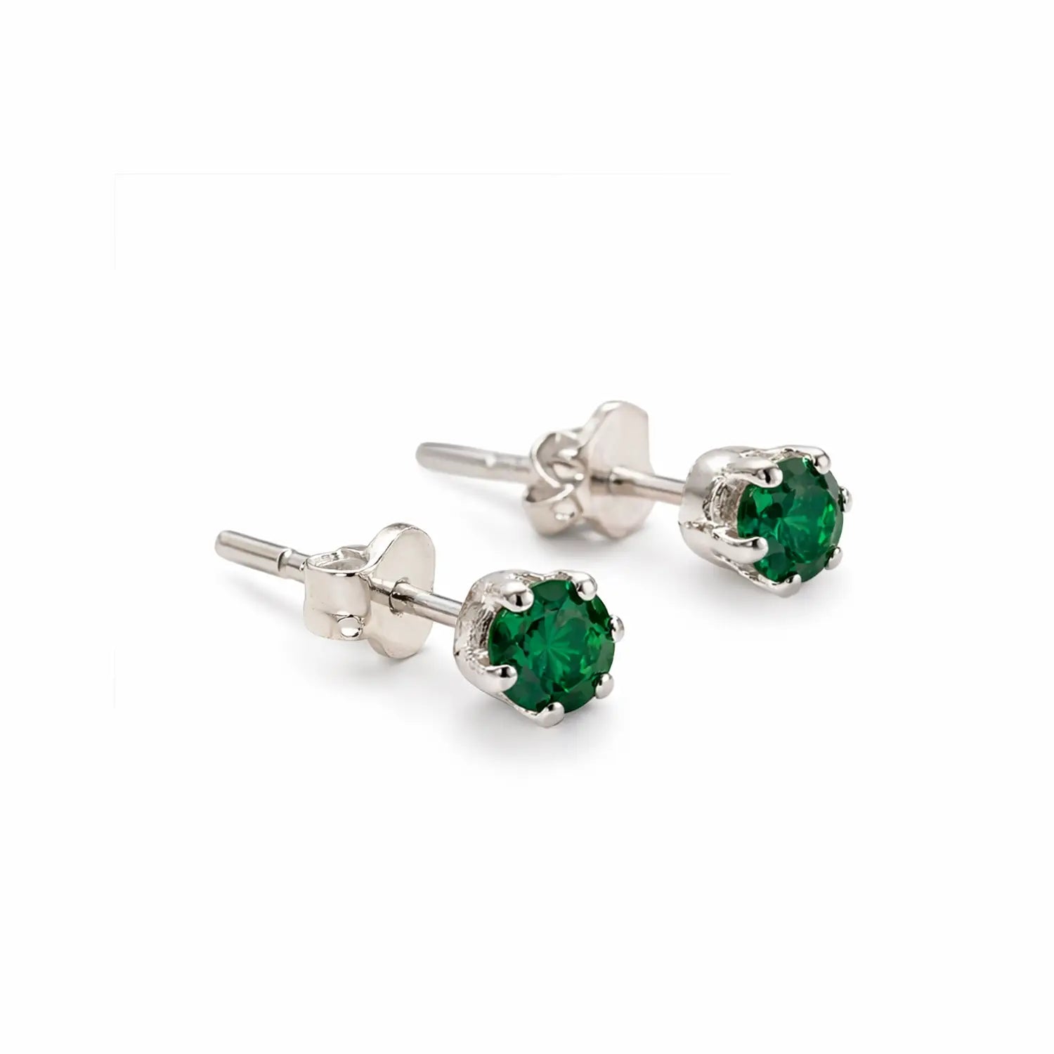 Radiant Yellow Gemstone Sterling Silver Stud Earrings- Made With Pure 925 Silver