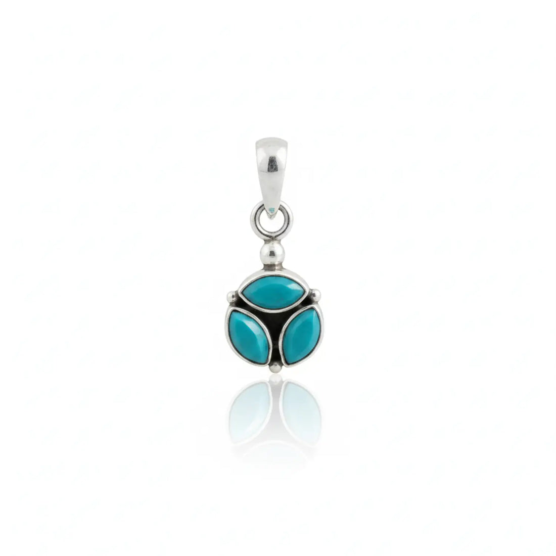 Pure Silver Garnet Pendant- Made With Pure 925 Silver