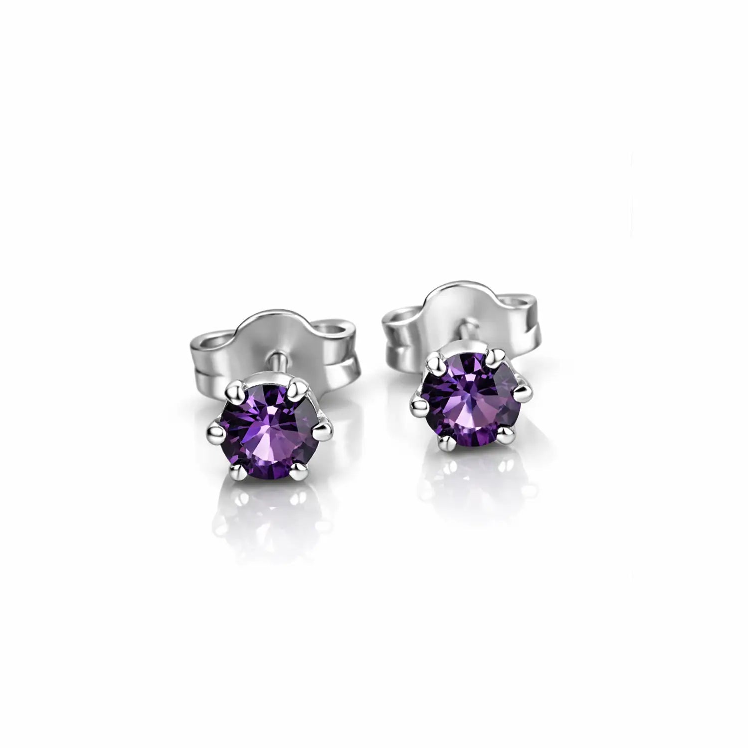 Radiant Yellow Gemstone Sterling Silver Stud Earrings- Made With Pure 925 Silver
