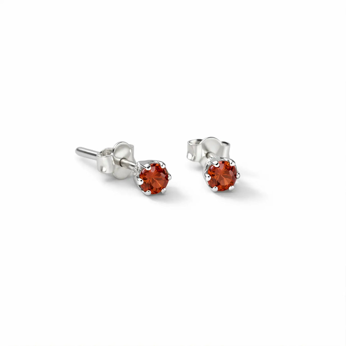 Radiant Yellow Gemstone Sterling Silver Stud Earrings- Made With Pure 925 Silver