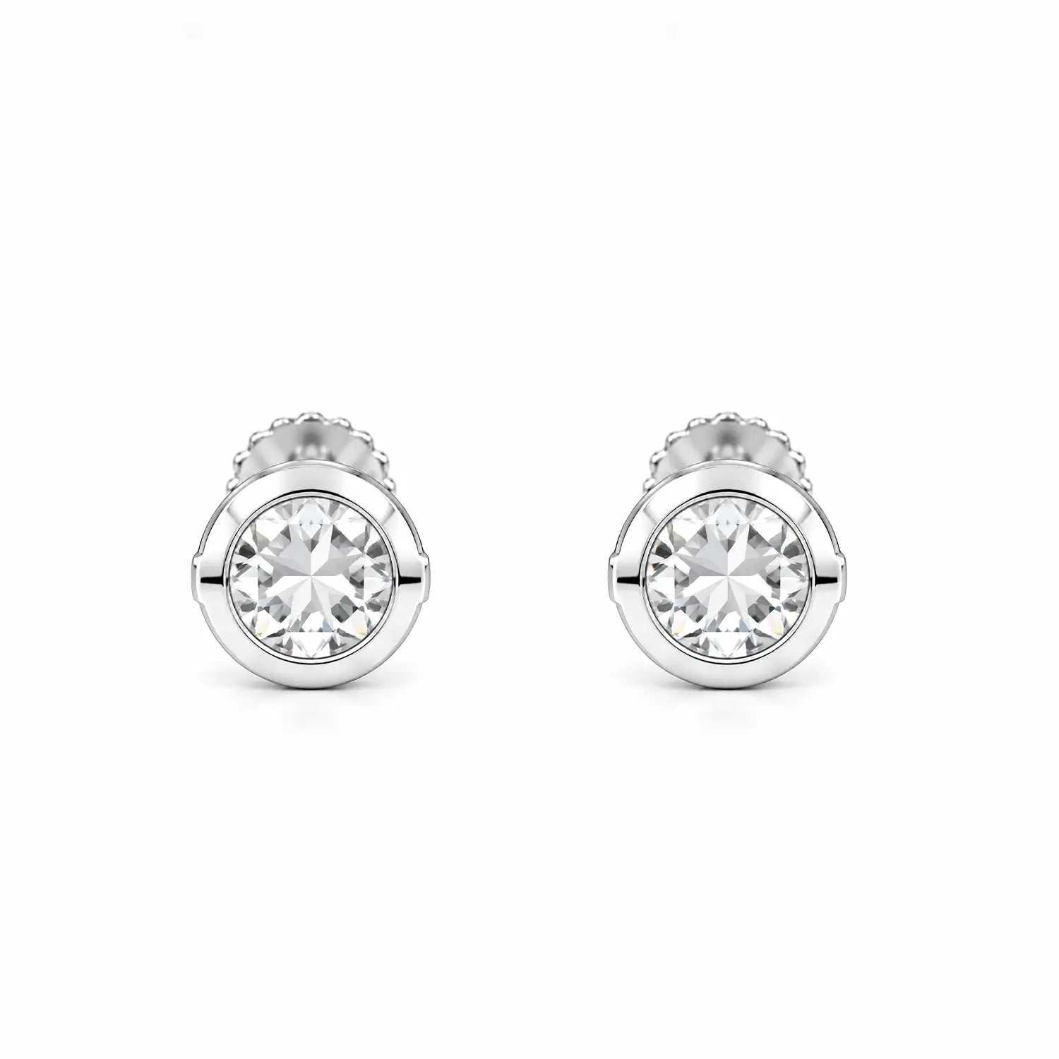 Classic Black Stone Silver Stud Earrings for Men - Made With Pure 925 Silver