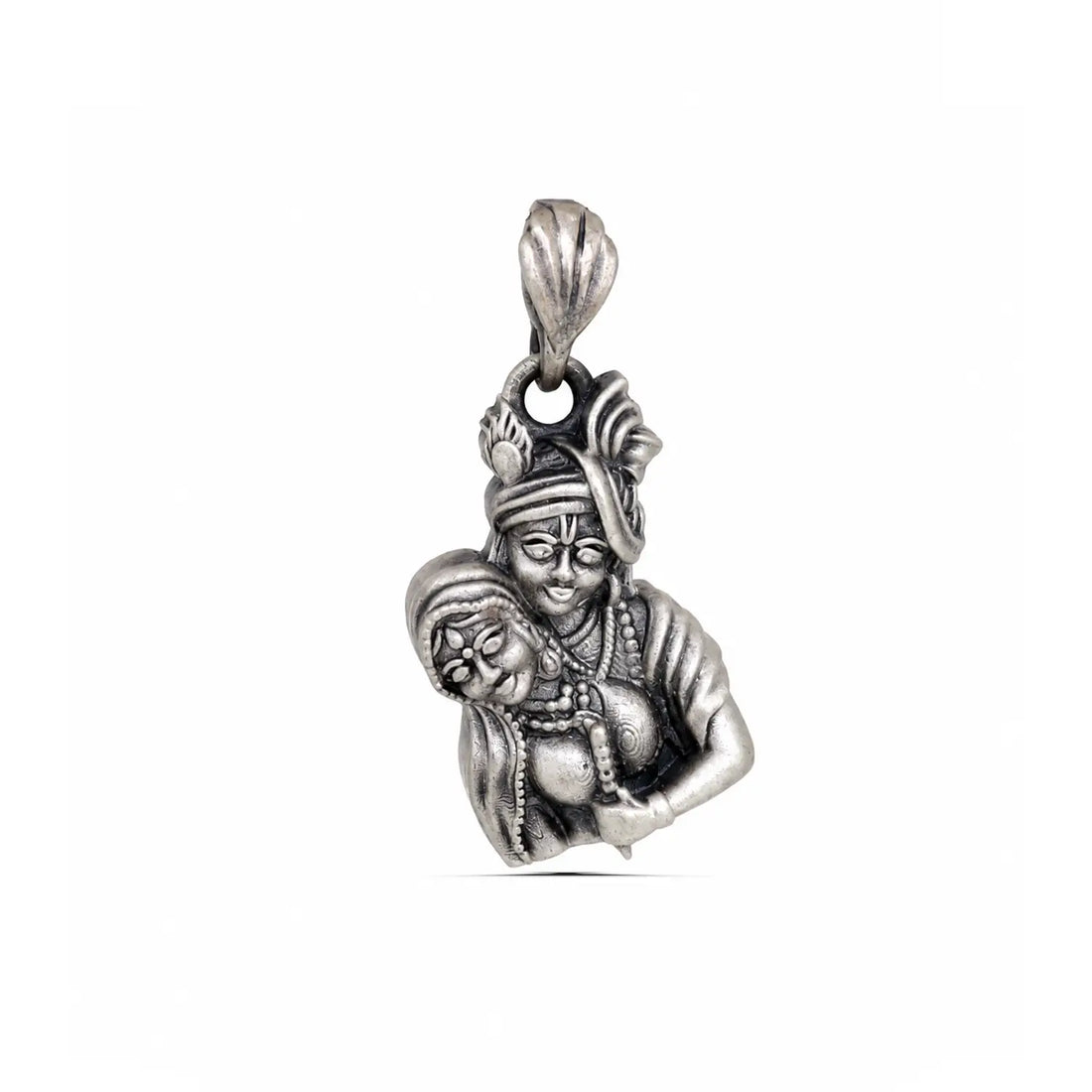 Divine Krishna Silver Pendant - Made With Pure 925 Silver