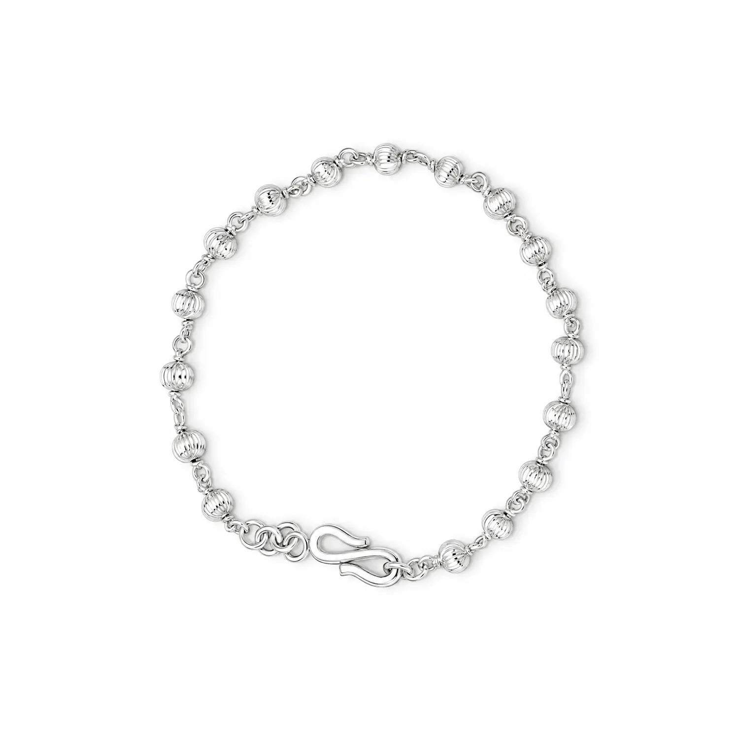 Beaded Bracelet – Classic & Elegant Chain Design - Made With Pure 925 Silver