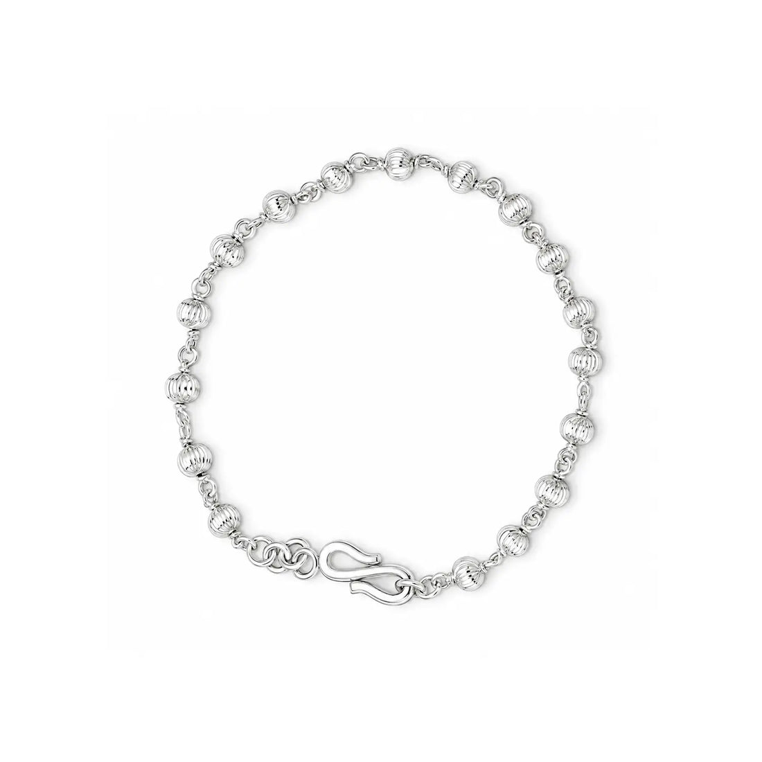 Beaded Bracelet – Classic & Elegant Chain Design - Made With Pure 925 Silver
